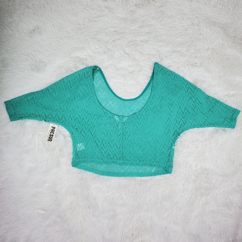 Kirra By PacSun Swim Crop Top Cover